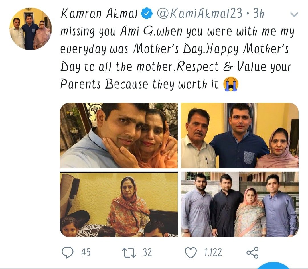 Sachin Tendulkar and Other Cricketers wishes their Mother's on Mother's Day 2020