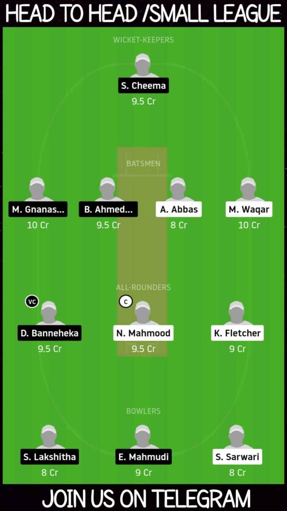 SGCC vs WICC | Match 8, ECS T10 St Gallen | Dream11 Today Match Prediction and Players Records