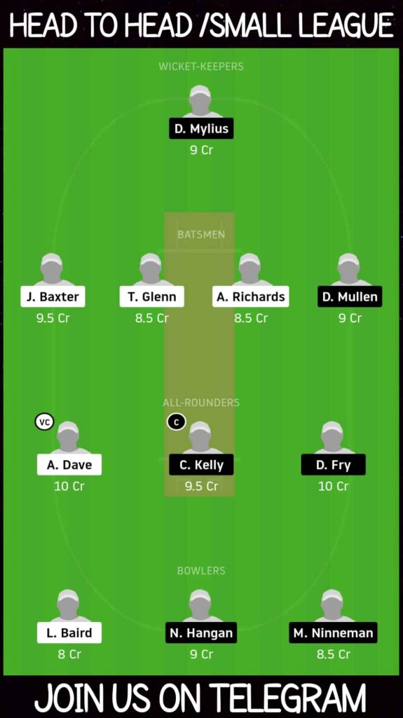 NCC vs SD | Match 4,Darwin and District ODD | Dream11 Today Match Prediction and Players Records