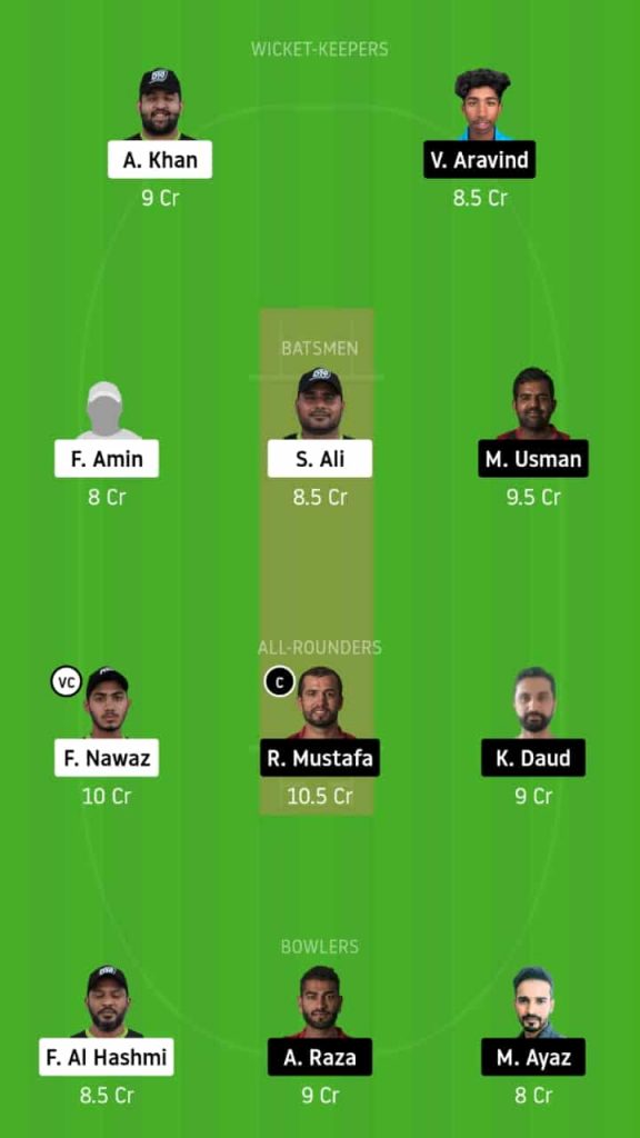 DPS vs ECB | Match 22, Emirates D10 League | Dream11 Today Match Prediction and Players Records