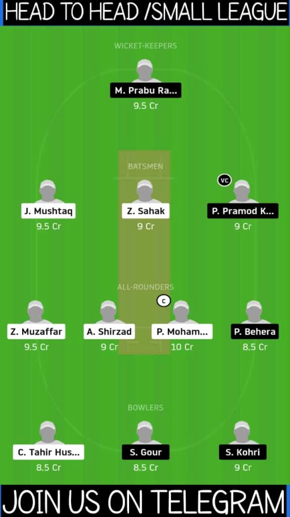 MKCC vs HSC | Match 1, ECS T10 Malmo | Dream11 Today Match Prediction and Players Records
