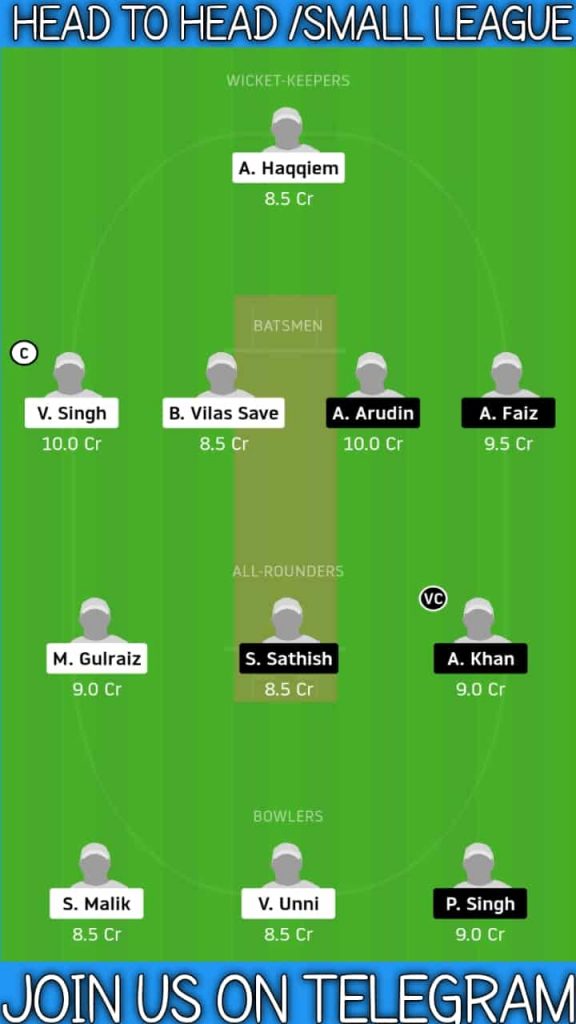 SH vs CS | Match 3,Malaysian T10 Bash | Dream11 Today Match Prediction and Players Records