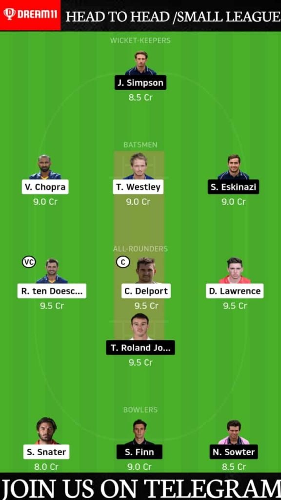 ESS vs MID | Match 3 English T20 Blast 2020 | Dream11 Today Match Prediction and Players Records