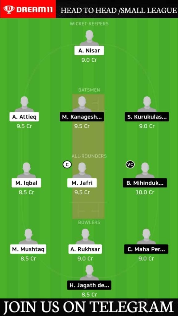 JICC vs KLCC | Match 11, ECS T10 Rome | Dream11 Today Match Prediction and Players Records
