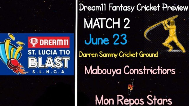 MAC vs MRS | Match 2, Saint Lucia T10 Blast | Dream11 Today Match Prediction and Players Records