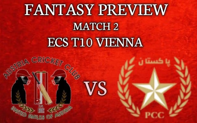 ACW vs PAK-CC | Match 2, ECS T10 Vienna | Dream11 Today Match Prediction and Players Records