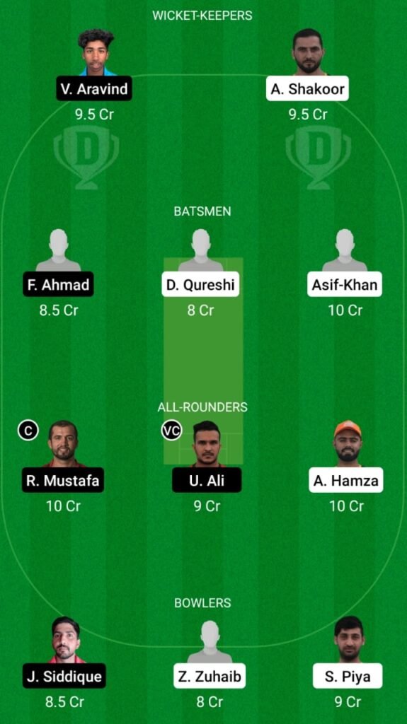AJM vs SHA Dream11 Match Prediction, Fantasy Cricket Tips, Players Record, Playing XI and Pitch Report: Match 4, Emirates D10 Tournament 2021