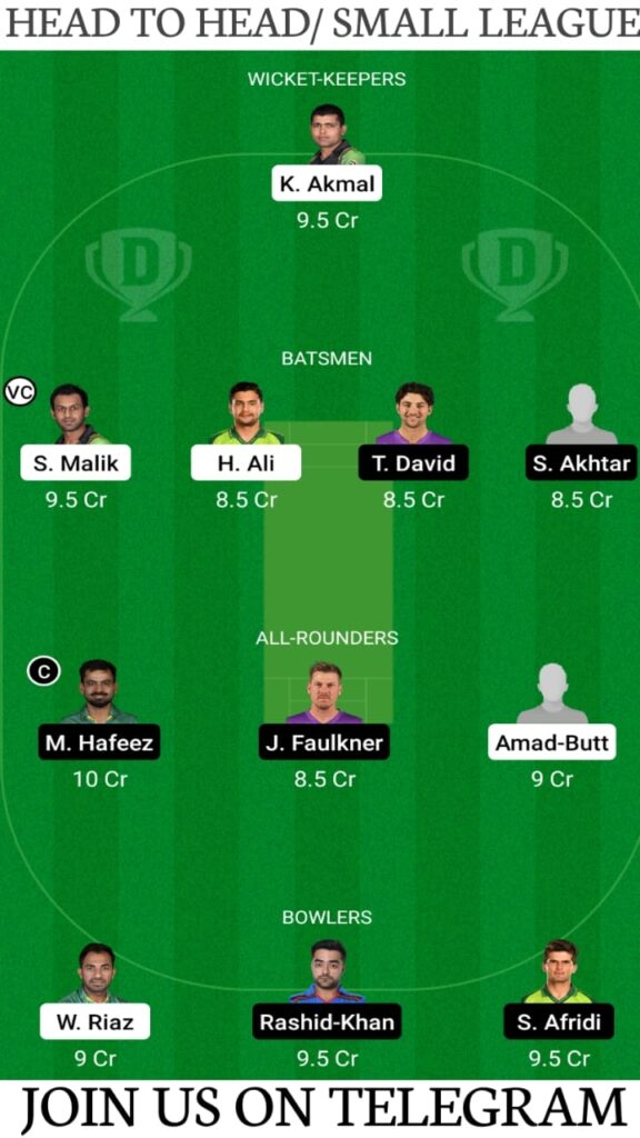 Pakistan Super League (PSL) 2021 — PES vs LAH Dream11 Prediction, Fantasy Cricket Tips, Playing XI, Head To Head Record & Pitch Report for today's match