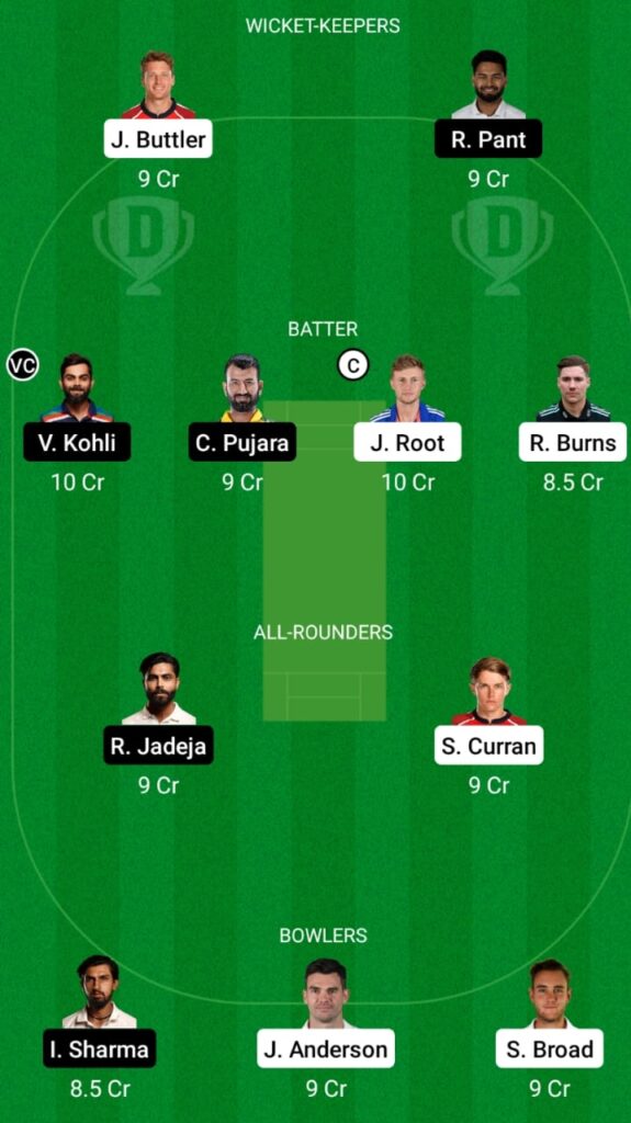 ENG vs IND 1st Test Dream11 Match Prediction, Head To Head, Fantasy Team, Playing XI, Players Stats and Pitch Report — England vs India Test Series 2021