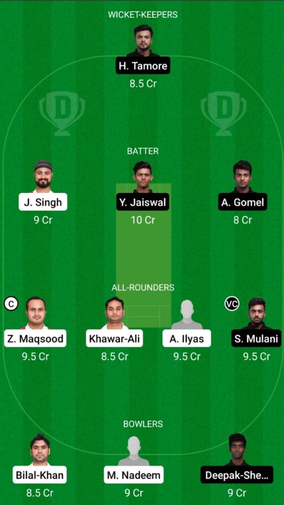 OMN vs MUM Dream11 Match Prediction, Players Stats, Fantasy Team, Playing XI and Pitch Report — Match 2, Oman vs Mumbai T20