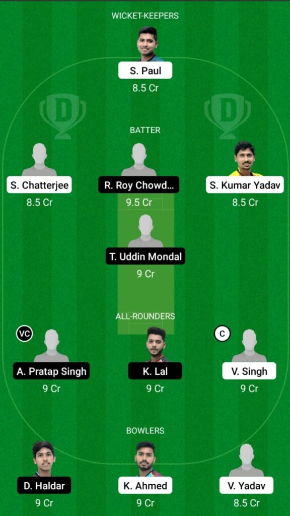 BB vs KH Dream11 Match Prediction, Players Stats, Fantasy Team, Playing XI and Pitch Report — Match 3, Bengal T20 Challenge 2021