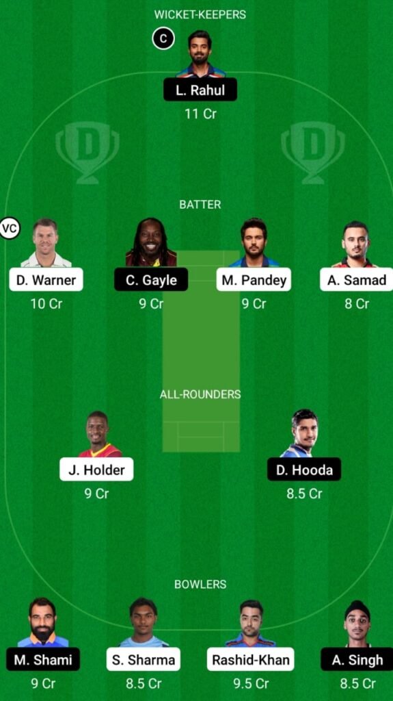 SRH vs PBKS Dream11 Prediction, Head To Head, Dream11 Team, live Score, Playing XI and Pitch Report — Match 37, IPL T20 2021