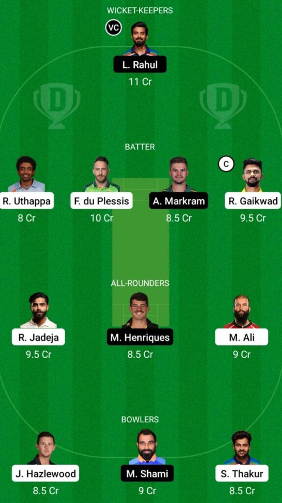 CSK vs PBKS Dream11 Today Match Prediction, Head To Head, Dream11 Team, Playing XI and Pitch Report — Match 53, IPL T20 2021