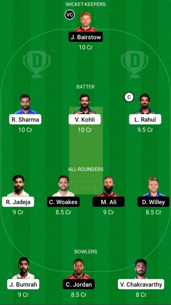 IND vs ENG Dream11 Match Prediction, Head To Head, Players Stats, Playing XI and Pitch Report — Match 12, World T20 Warm-up Matches 2021