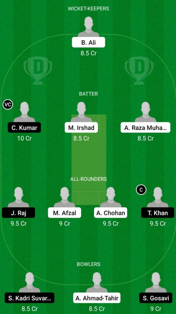 PU vs KLS Dream11 Prediction, Players stats, Fantasy Team, Playing 11 and Pitch Report — Match 15, MCA All Star T10 Bash