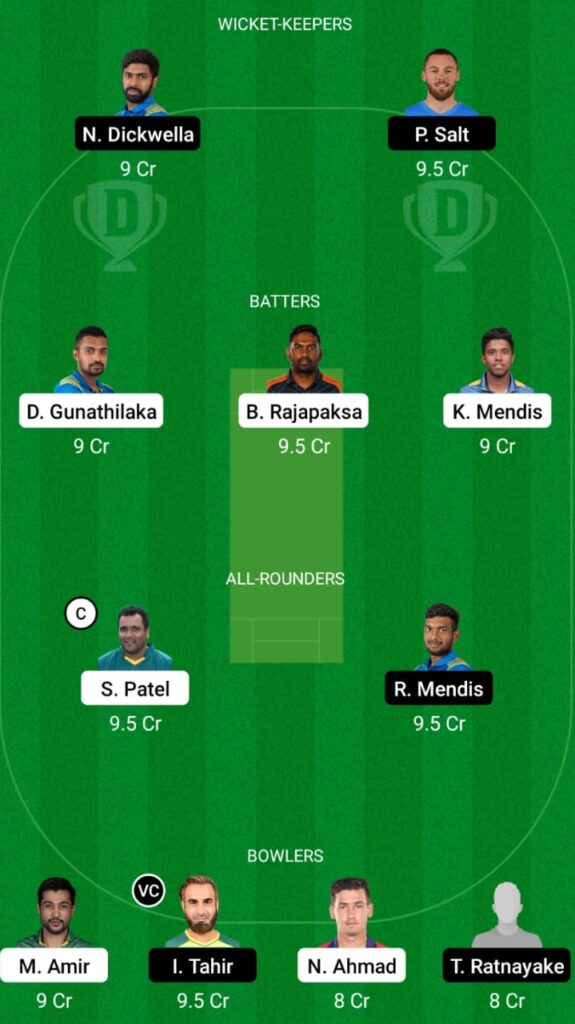 GG vs DG Dream11 Prediction, Head To Head, Players Stats, Fantasy Team, Playing 11 and Pitch Report — Match 16, Lanka Premier League 2021