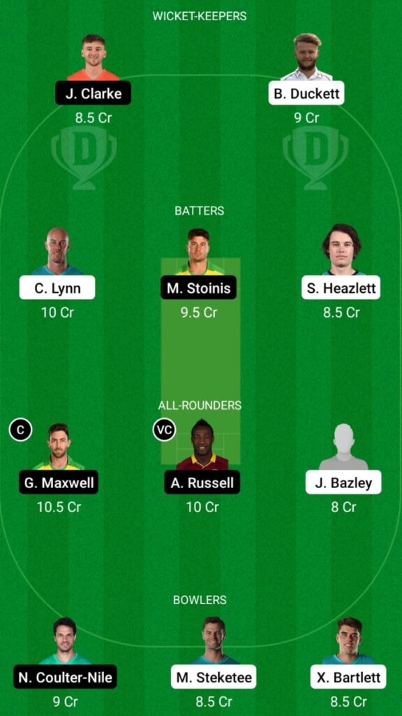 HEA vs STA Dream11 Prediction, Head To Head, Players Stats, Fantasy Team, Playing 11 and Pitch Report — Match 23, Big Bash League 2021-22