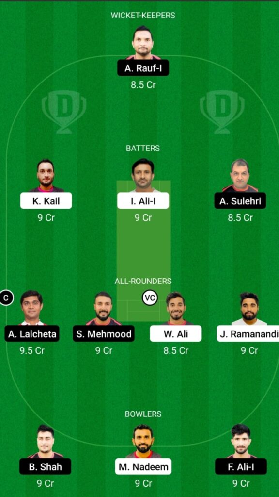 RUR vs BOB Dream11 Match Prediction, Players Stats, Fantasy Team, Playing 11 and Pitch Report — Match 17, Oman D20 League