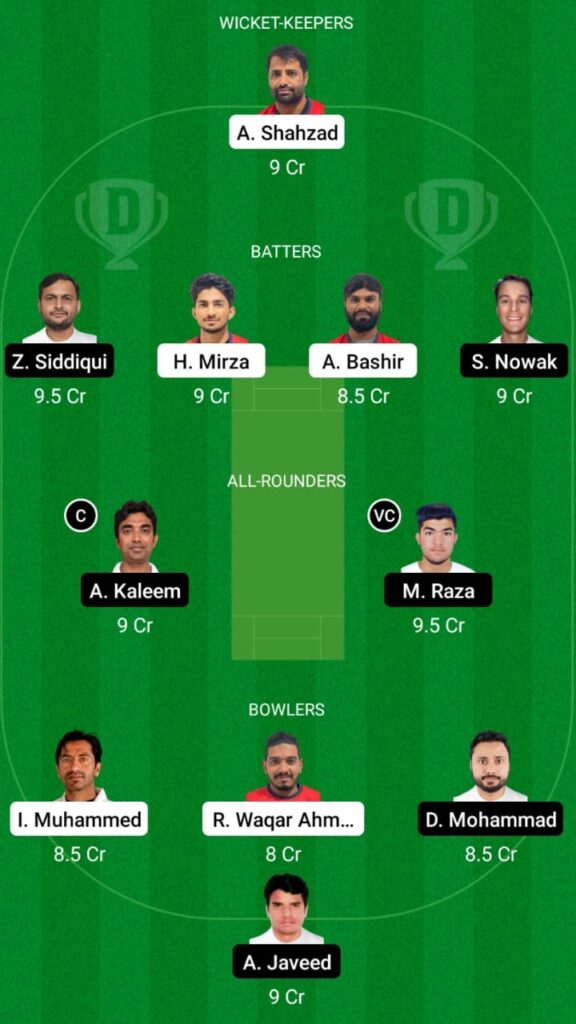 AZA vs KHW Dream11 Match Prediction, Players Stats, Fantasy Team, Playing 11 and Pitch Report — Match 18, Oman D20 League