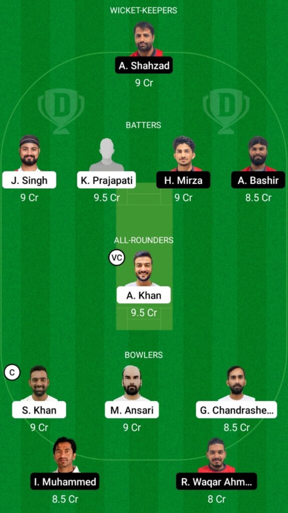 QUT vs AZA Dream11 Match Prediction, Players Stats, Fantasy Team, Playing 11 and Pitch Report — Match 23, Oman D20 League