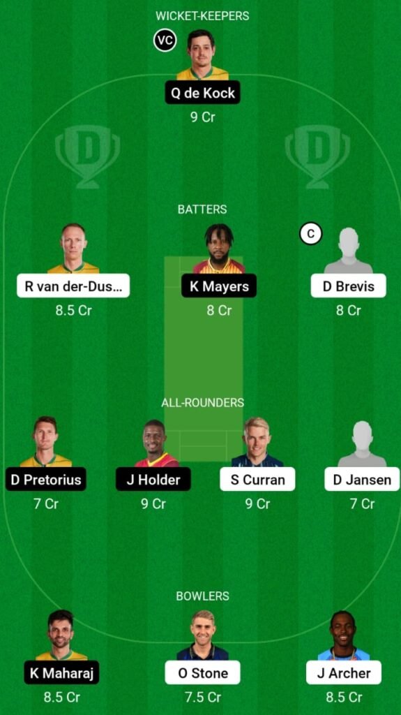 CT vs DUR Dream11 Prediction, Head To Head, Players Stats, Record, Fantasy Team, Playing 11 and Pitch Report — Match 5, SA T20 League, 2023
