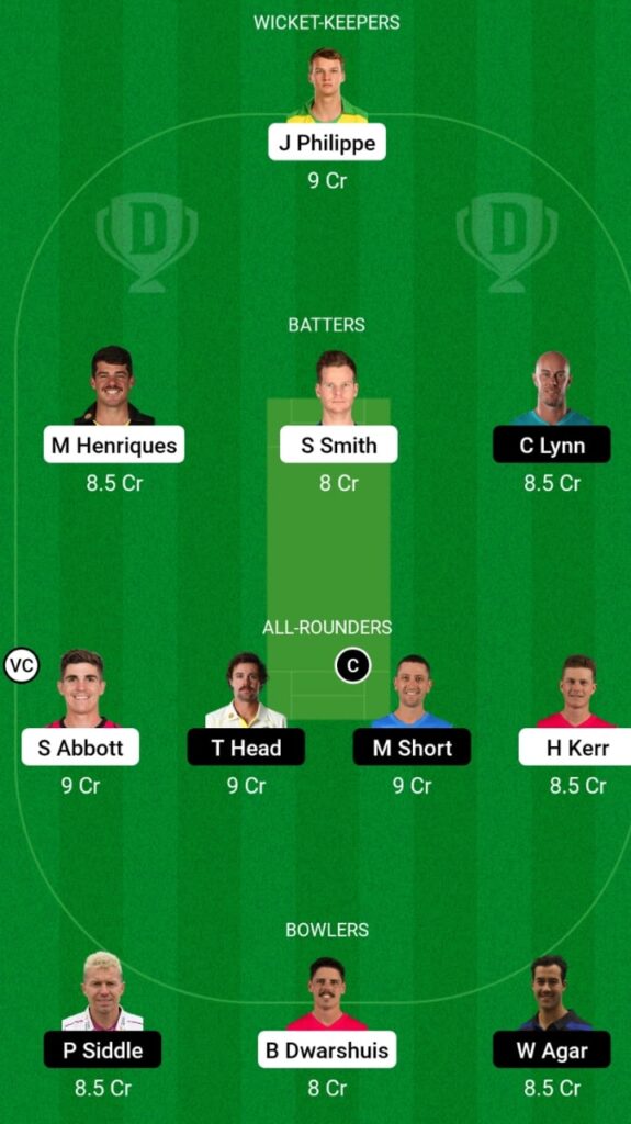 SIX vs STR Dream11 Prediction, Head To Head, Players Stats, Fantasy Team, Playing 11 and Pitch Report — Match 45, Big Bash League T20 2022/23