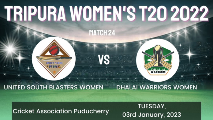 USB-W vs DWR-W Dream11 Prediction, Players Stats, Record, Fantasy Team, Playing 11 and Pitch Report — Match 24, Tripura Women's T20 2022