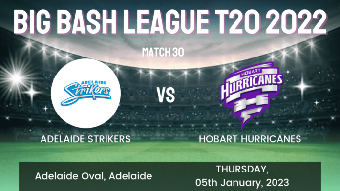 STR vs HUR Dream11 Prediction, Head To Head, Players Stats, Fantasy Team, Playing 11 and Pitch Report — Match 30, Big Bash League T20 2022/23