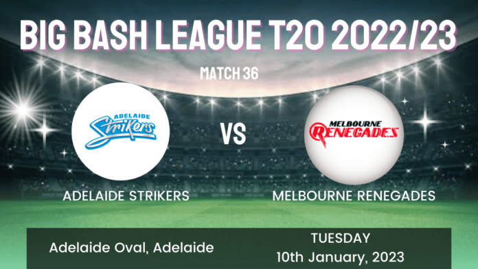 STR vs REN Dream11 Prediction, Head To Head, Players Stats, Fantasy Team, Playing 11 and Pitch Report — Match 36, Big Bash League T20, 2022/23