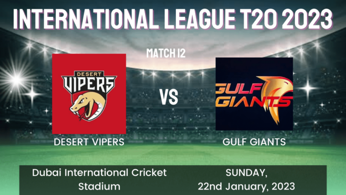 VIP vs GUL Dream11 Prediction, Head To Head, Players Stats, Record, Fantasy Team, Playing 11 and Pitch Report — Match 12, International League T20 2023