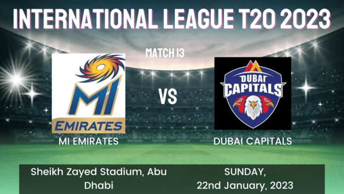 EMI vs DUB Dream11 Prediction, Players Stats, Record, Fantasy Team, Playing 11 and Pitch Report — Match 13, International League T20 2023