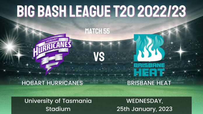 HUR vs HEA Dream11 Prediction, Head To Head, Players Stats, Fantasy Team, Playing 11 and Pitch Report — Match 55, Big Bash League T20 2022/23