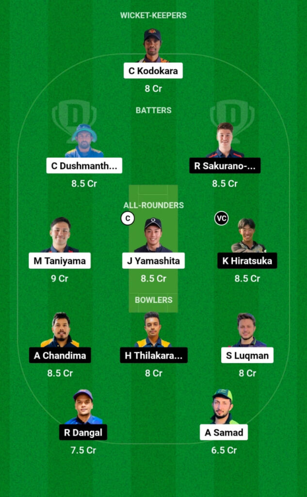 KC vs NKL Dream11 Prediction, Players Stats, Record, Fantasy Team, Playing 11 and Pitch Report — Match 9, Japan Premier League T20, 2023
