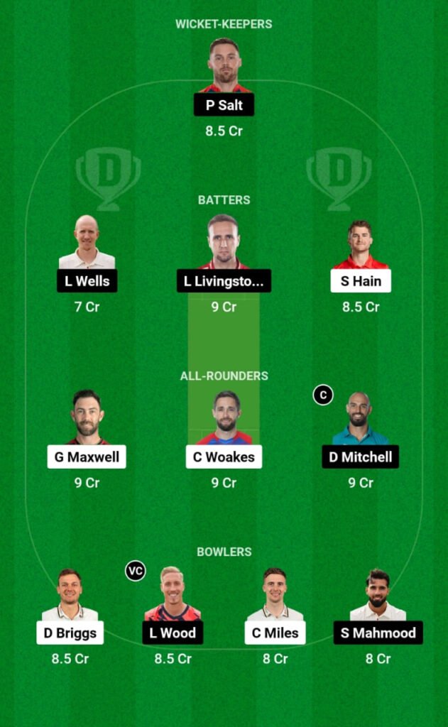 WAS vs LAN Dream11 Prediction, Head To Head, Players Stats, Fantasy Team, Playing 11 and Pitch Report — Match 20, Vitality T20 Blast 2023