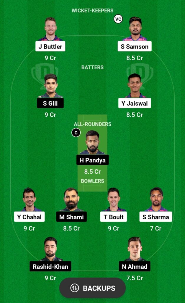 RR vs GT Dream11 Prediction, Head To Head, Players Stats, Fantasy Team, Playing 11 and Pitch Report — Match 48, TATA IPL T20, 2023