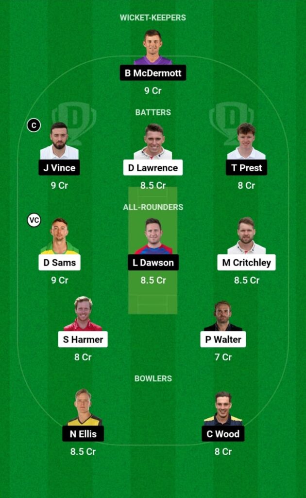 ESS vs HAM Dream11 Prediction, Head To Head, Players Stats, Fantasy Team, Playing 11 and Pitch Report — Match 40, Vitality T20 Blast 2023
