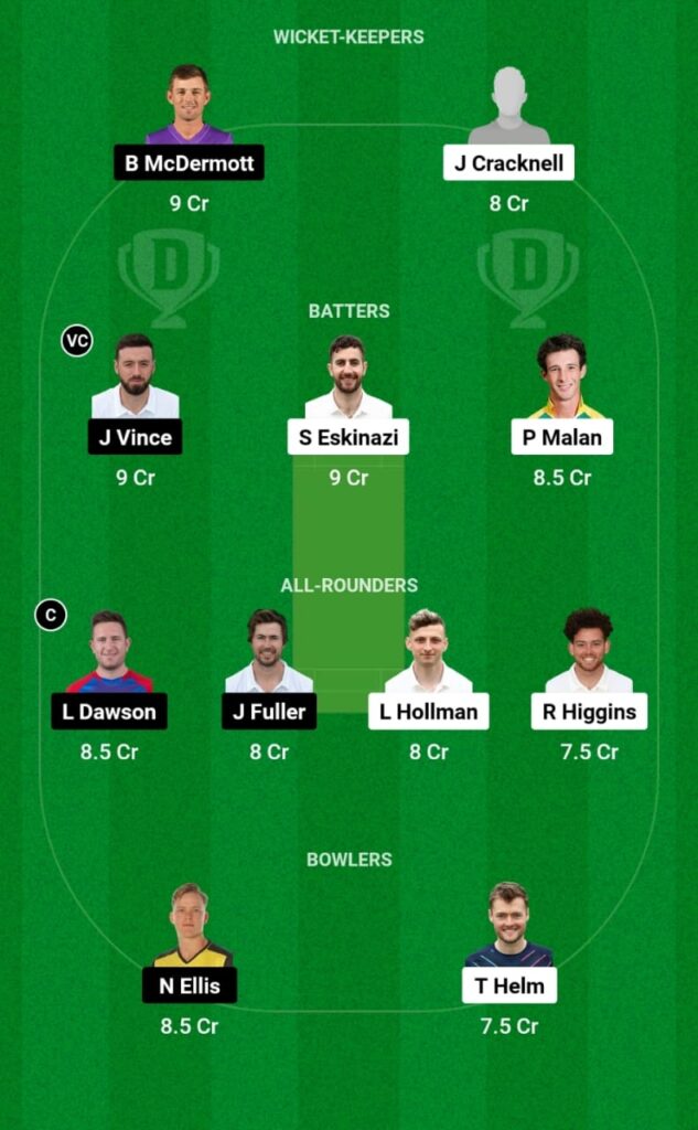 MID vs HAM Dream11 Prediction, Head To Head, Players Stats, Fantasy Team, Playing 11 and Pitch Report — Match 52, Vitality T20 Blast 2023