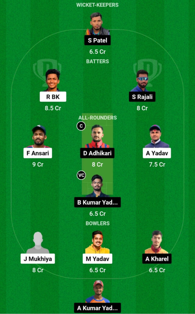 RR vs BKW Dream11 Prediction, Players Stats, Record, Fantasy Team, Playing 11 and Pitch Report — Match 13, Saptari T20 Premier League 2023