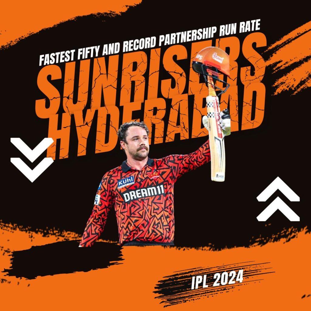 Fastest Fifty and Record Partnership Run Rate: Sunrisers Hyderabad