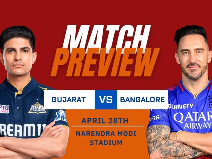 Fantasy Preview of GT vs RCB