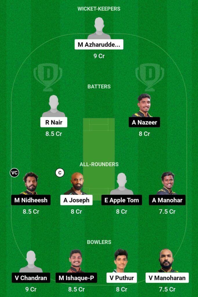 AP vs TT Dream11 Prediction: Fantasy Preview, Players Stats and Top Picks — Match 1, Kerala T20 Trophy 2024